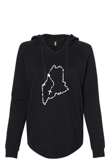 Maine Catholic Rosary Drop Hoodie