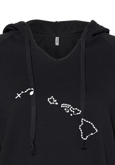 Hawaii Catholic Rosary Drop Hoodie