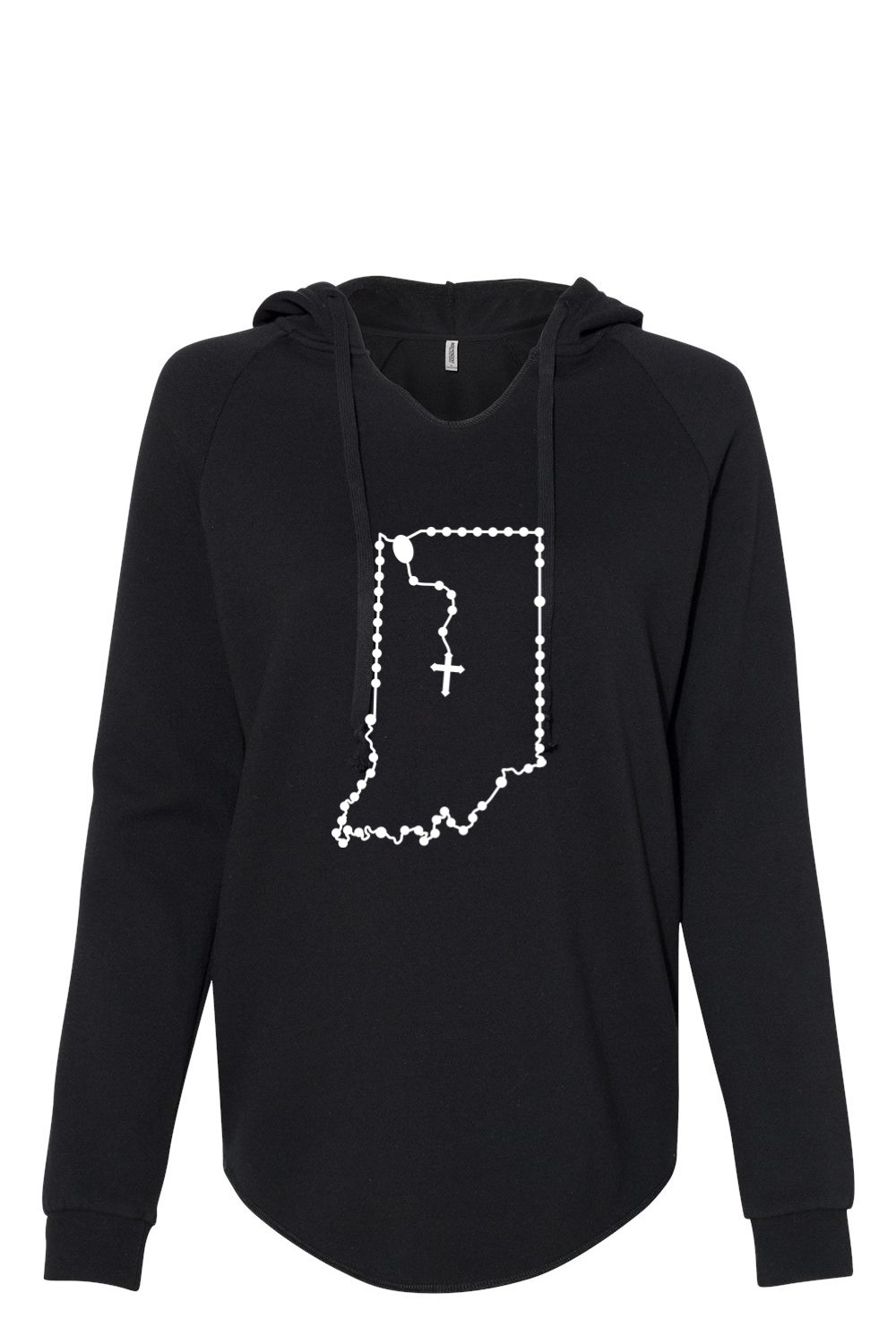 Indiana Catholic Rosary Drop Hoodie