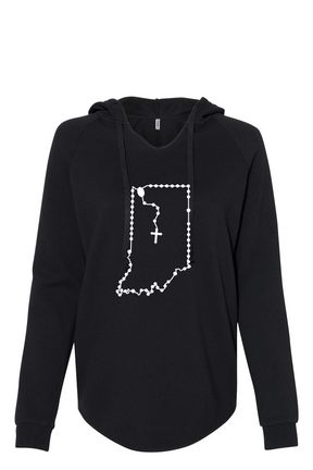 Indiana Catholic Rosary Drop Hoodie