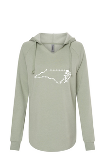 North Carolina Catholic Rosary Drop Hoodie