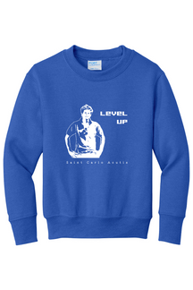 Level Up - St. Carlo Acutis - Youth Crewneck Sweatshirt