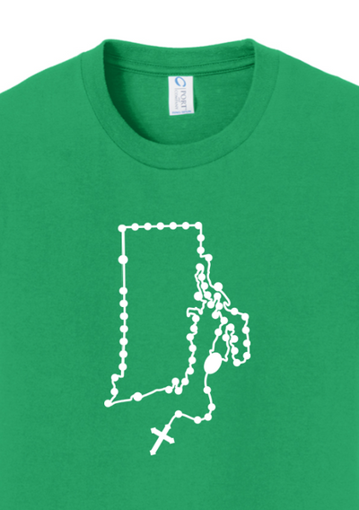 Rhode Island Catholic Rosary Youth T-shirt