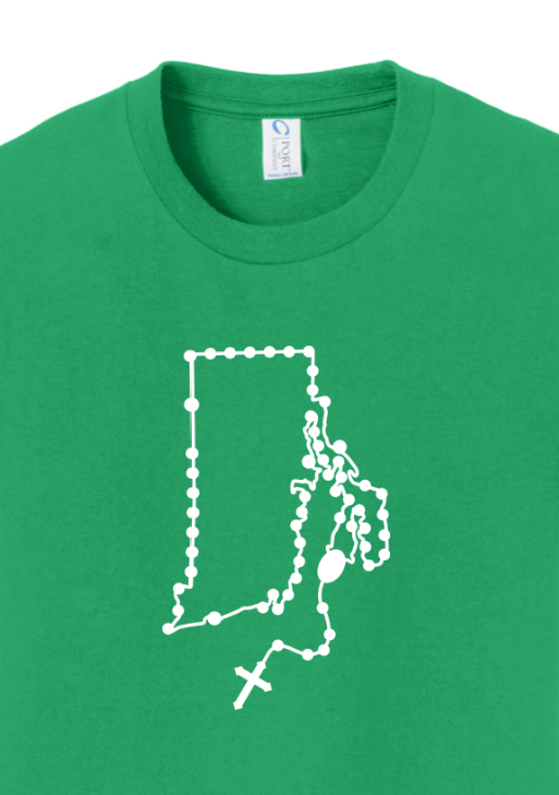 Rhode Island Catholic Rosary Youth T-shirt