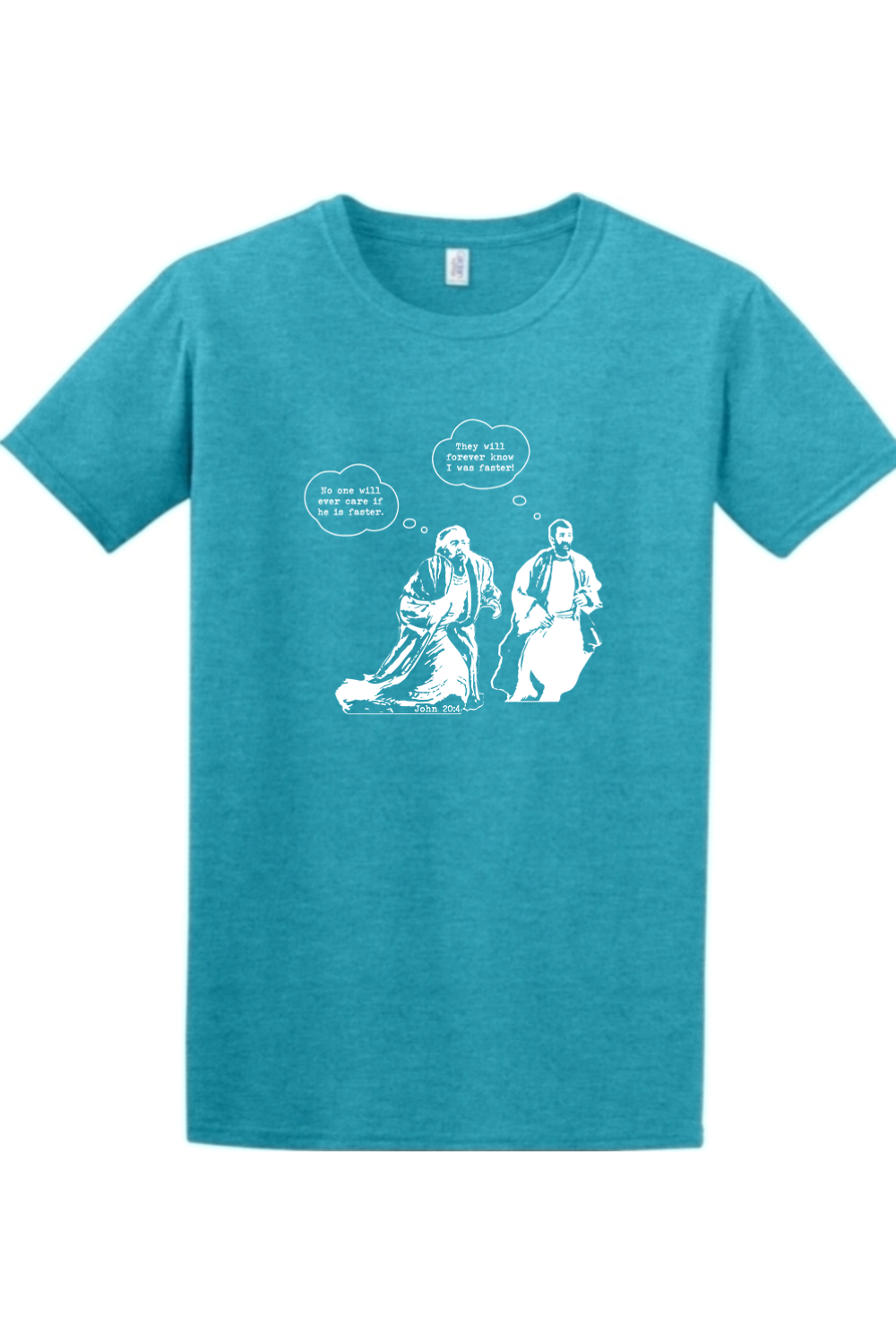 John Runs - John 20:4 T-Shirt
