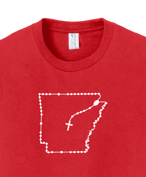 Arkansas Catholic Rosary Youth T-shirt