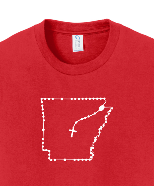 Arkansas Catholic Rosary Youth T-shirt