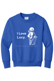I Love Lucy - St. Lucy - Youth Crewneck Sweatshirt
