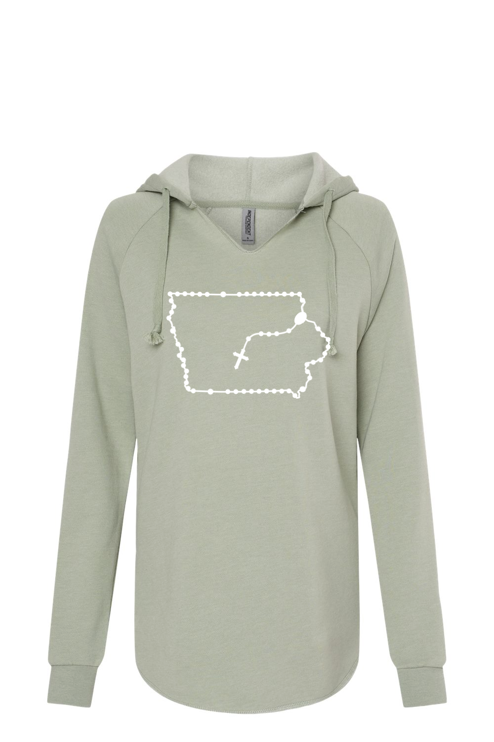 Iowa Catholic Rosary Drop Hoodie
