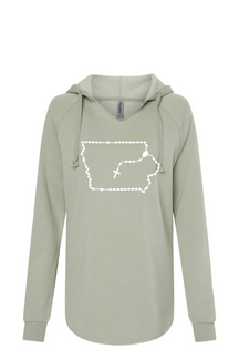 Iowa Catholic Rosary Drop Hoodie