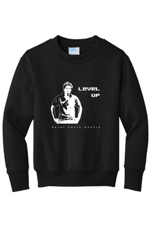 Level Up - St. Carlo Acutis - Youth Crewneck Sweatshirt