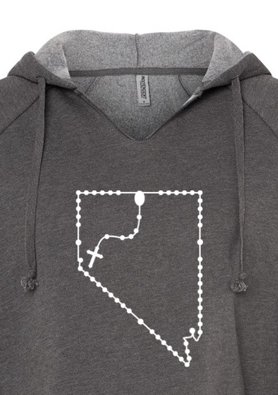 Nevada Catholic Rosary Drop Hoodie