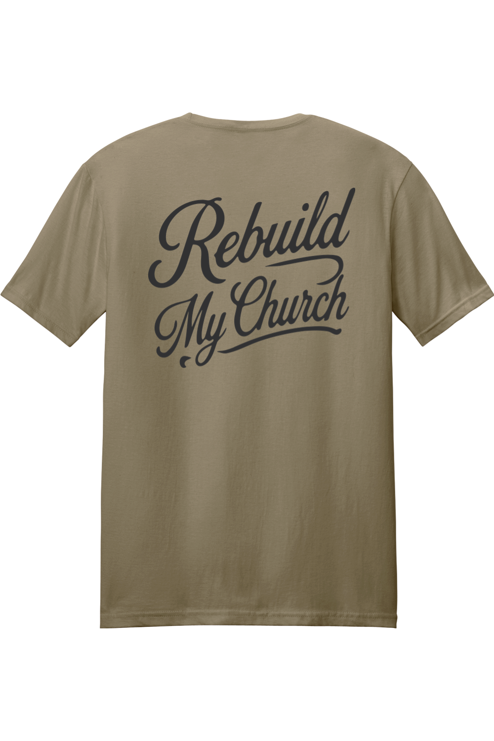 Rebuild My Church - St. Francis of Assisi Adult T-Shirt