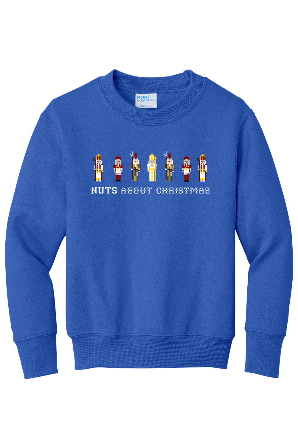 Nuts About Christmas - Youth Crewneck Sweatshirt