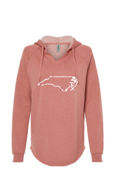 North Carolina Catholic Rosary Drop Hoodie