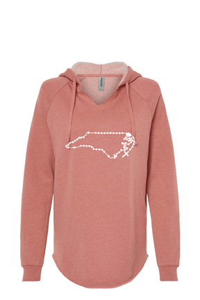 North Carolina Catholic Rosary Drop Hoodie