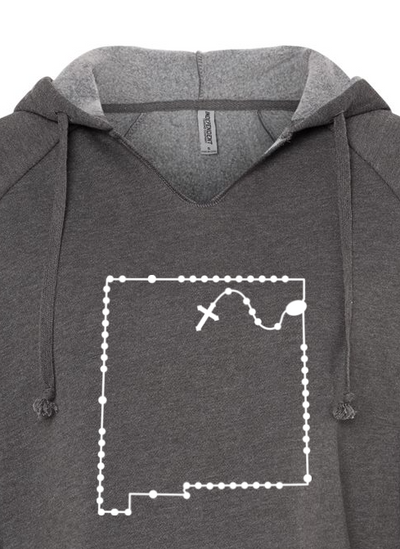 New Mexico Catholic Rosary Drop Hoodie
