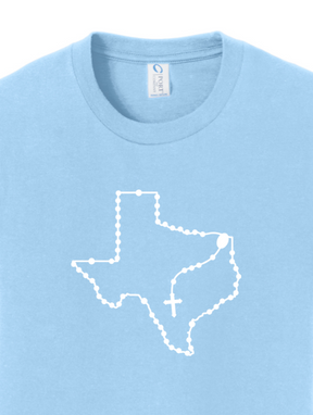 Texas Catholic Rosary Youth T-shirt