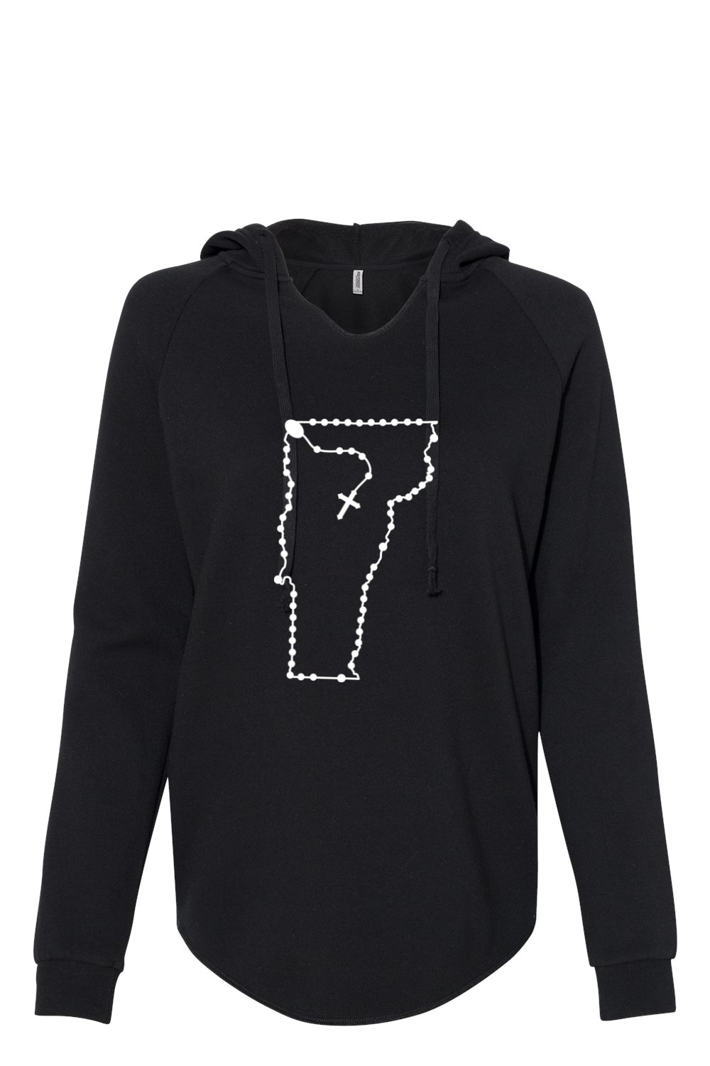 Vermont Catholic Rosary Drop Hoodie