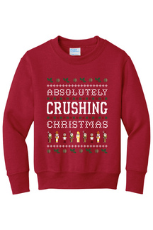 Absolutely Crushing Christmas - Youth Crewneck Sweatshirt