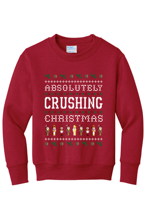 Absolutely Crushing Christmas - Youth Crewneck Sweatshirt