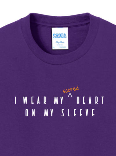 Sacred Heart on Your Sleeve - Sacred Heart of Jesus Youth T-Shirt