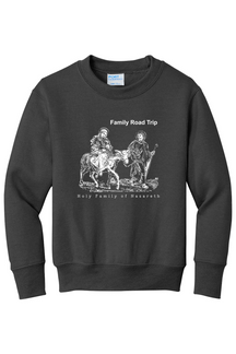 Family Road Trip - Holy Family - Youth Crewneck Sweatshirt