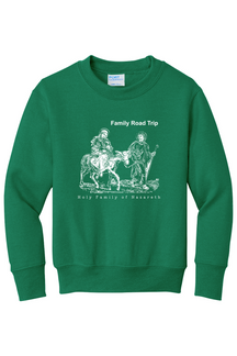 Family Road Trip - Holy Family - Youth Crewneck Sweatshirt
