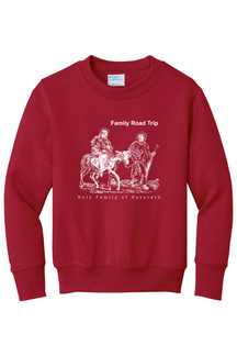 Family Road Trip - Holy Family - Youth Crewneck Sweatshirt