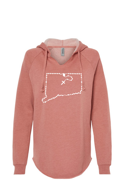 Connecticut Catholic Rosary Drop Hoodie