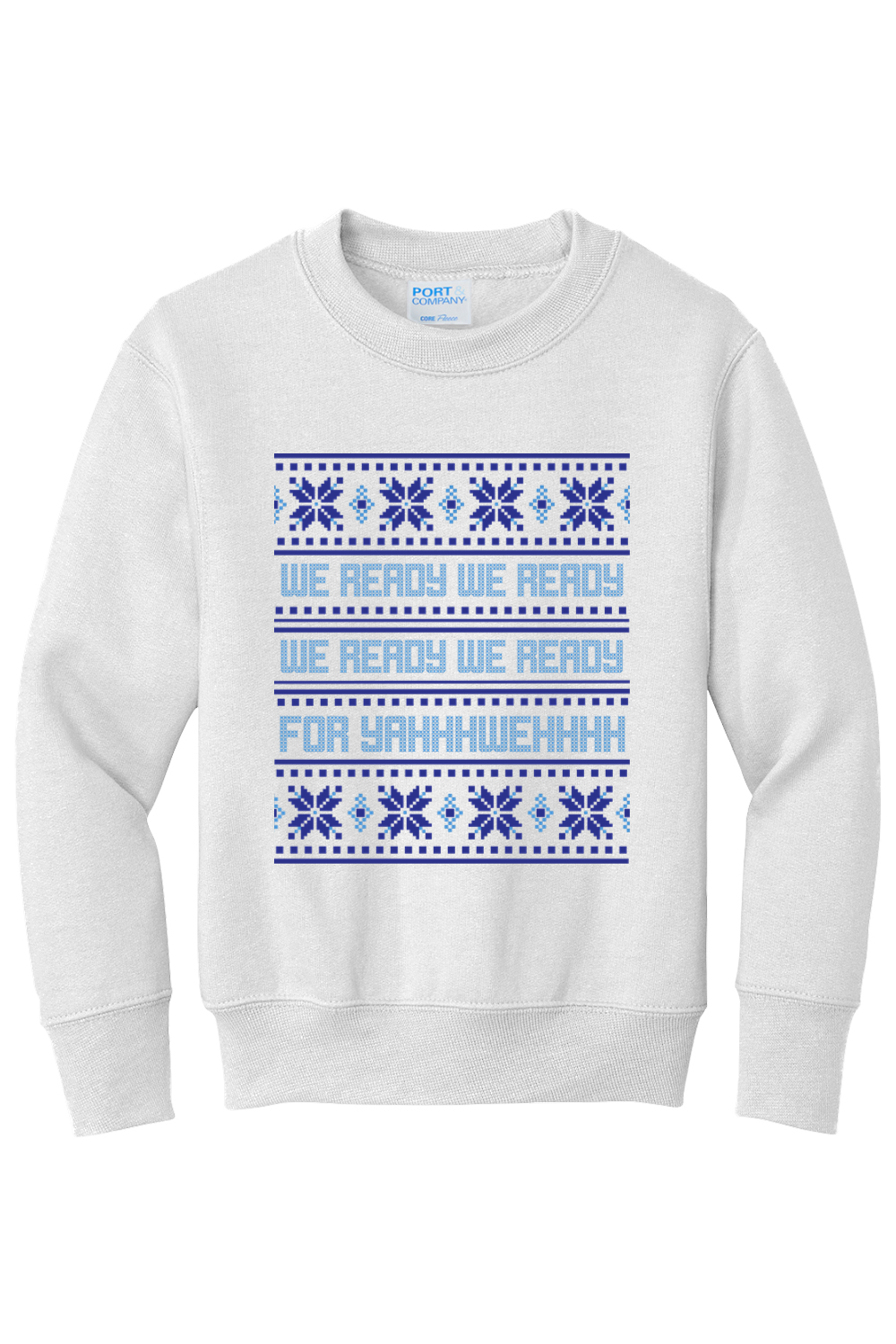 We Ready for Yahweh Youth Crewneck Sweatshirt