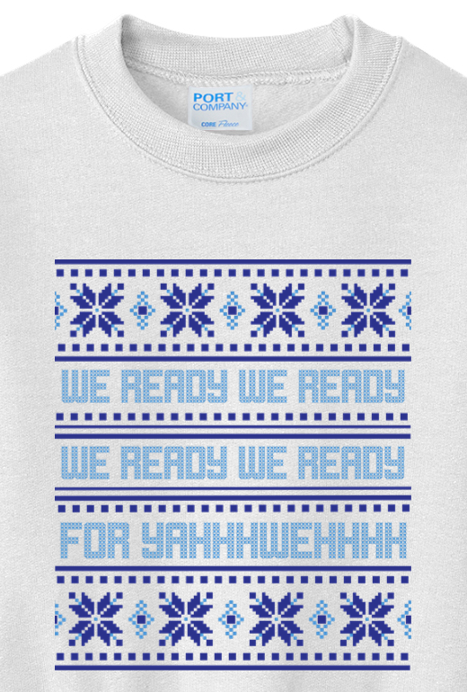 We Ready for Yahweh Youth Crewneck Sweatshirt