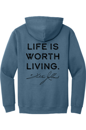 Life is Worth Living - Fulton Sheen Adult Hooded Sweatshirt