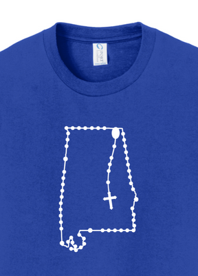Alabama Catholic Rosary Youth T-shirt