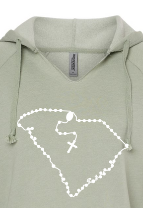 South Carolina Catholic Rosary Drop Hoodie