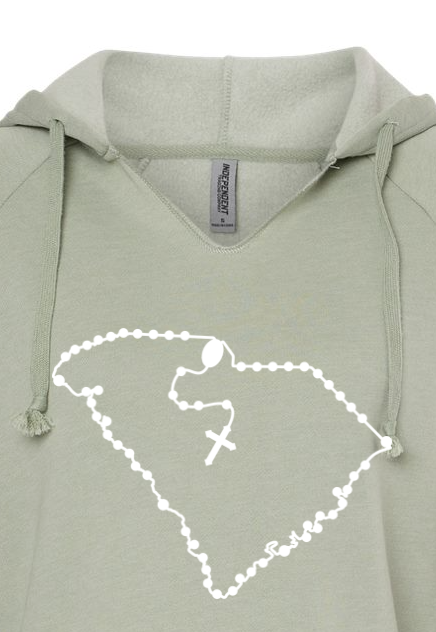 South Carolina Catholic Rosary Drop Hoodie