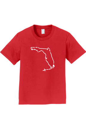 Florida Catholic Rosary Youth T-shirt