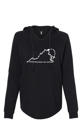 Virginia Catholic Rosary Drop Hoodie
