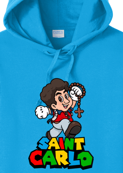 Super St. Carlo Acutis Hoodie Sweatshirt