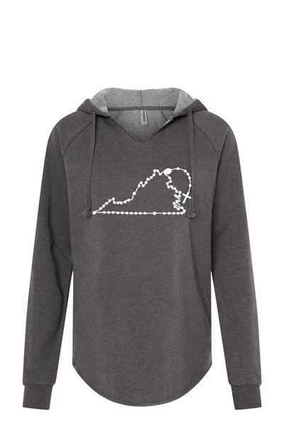 Virginia Catholic Rosary Drop Hoodie