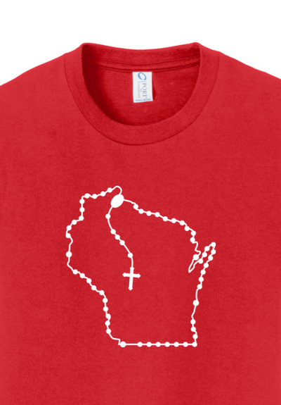 Wisconsin Catholic Rosary Youth T-shirt