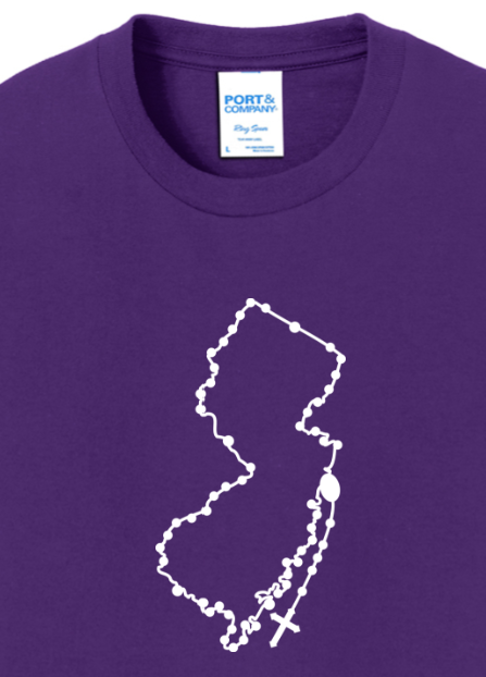 New Jersey Catholic Rosary Youth T-shirt