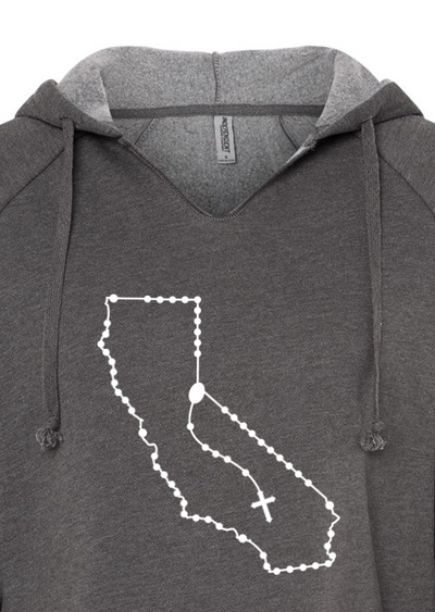 California Catholic Rosary Drop Hoodie
