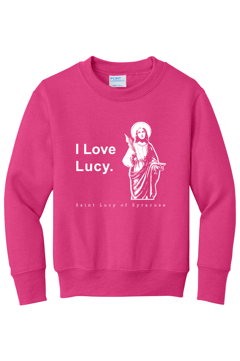 I Love Lucy - St. Lucy - Youth Crewneck Sweatshirt