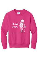 I Love Lucy - St. Lucy - Youth Crewneck Sweatshirt
