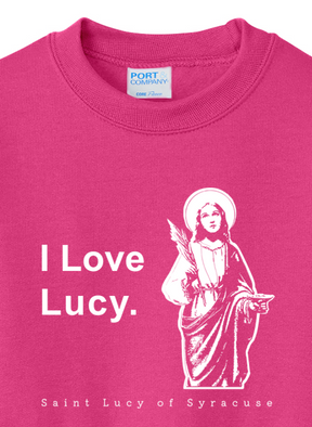 I Love Lucy - St. Lucy - Youth Crewneck Sweatshirt