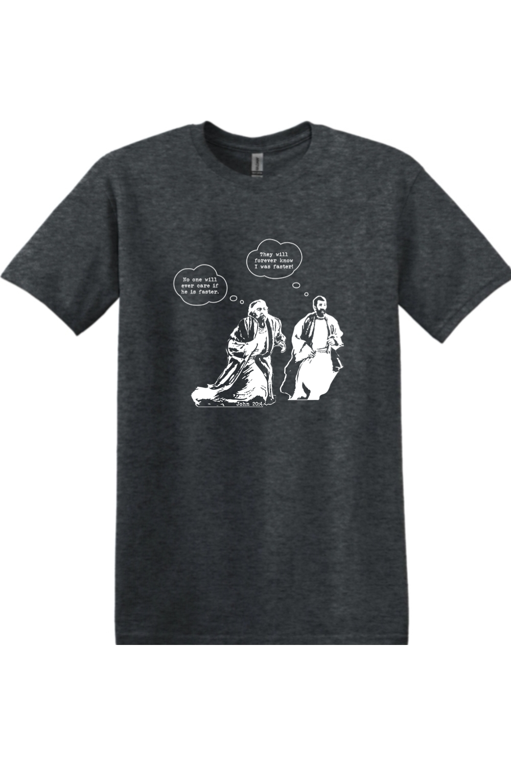 John Runs - John 20:4 T-Shirt