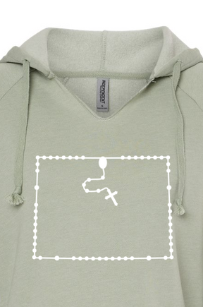 Colorado Catholic Rosary Drop Hoodie