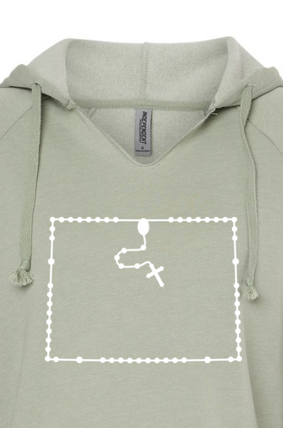 Colorado Catholic Rosary Drop Hoodie