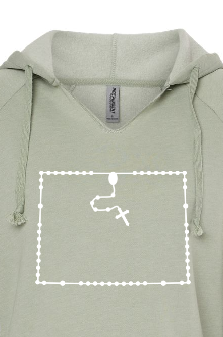 Colorado Catholic Rosary Drop Hoodie